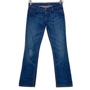 Earnest Sewn Decca 02 Straight Leg Jeans In Midling Blue Medium Wash Size 29